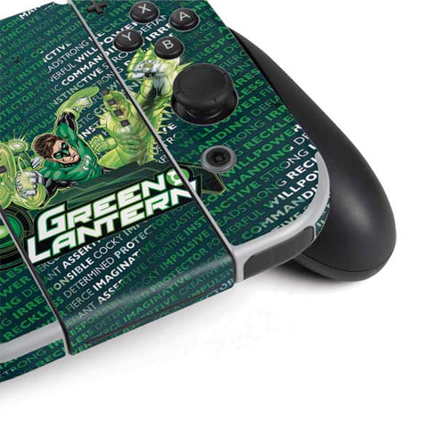 DC Comics Green Lantern Sketch Art Action Pose Nintendo Switch OLED (2021) Skin