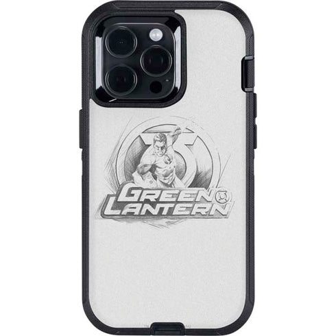 DC Comics Green Lantern Sketch Art Action Pose Otterbox Defender iPhone Skin