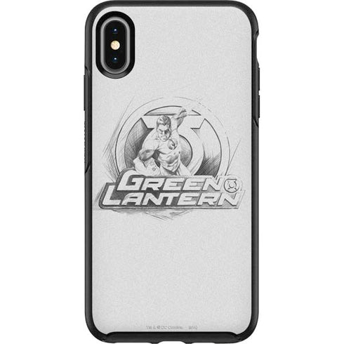 DC Comics Green Lantern Sketch Art Action Pose Otterbox Symmetry iPhone Skin