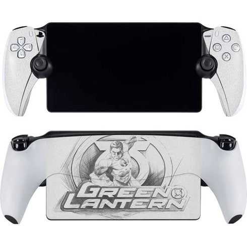 DC Comics Green Lantern Sketch Art Action Pose PlayStation Portal Remote Player Skin