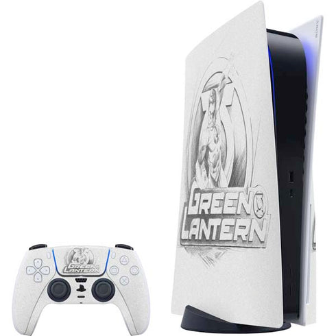 DC Comics Green Lantern Sketch Art Action Pose PS5 Bundle Skin