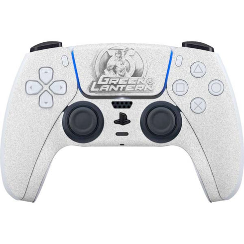DC Comics Green Lantern Sketch Art Action Pose PS5 Controller Skin
