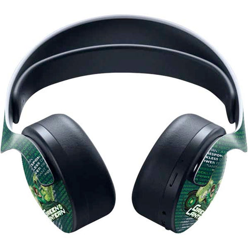 DC Comics Green Lantern Sketch Art Action Pose PULSE 3D Wireless Headset for PS5 Skin