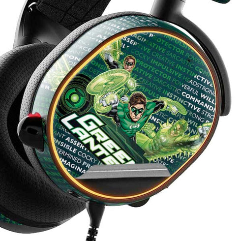 DC Comics Green Lantern Sketch Art Action Pose SteelSeries Arctis 3 Skin