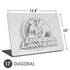 DC Comics Green Lantern Sketch Art Action Pose Universal Laptop 17in (13.8 x 10in) Skin