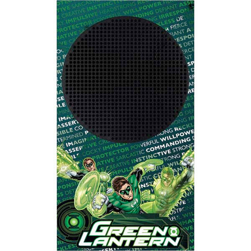 DC Comics Green Lantern Sketch Art Action Pose Xbox Series S Console Skin