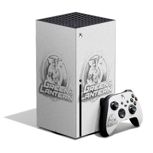 DC Comics Green Lantern Sketch Art Action Pose Xbox Series X Bundle Skin