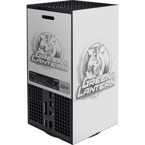 DC Comics Green Lantern Sketch Art Action Pose Xbox Series X Bundle Skin