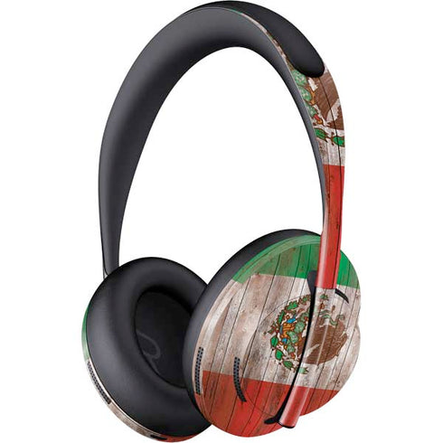 Mexican Flag Dark Wood Bose Noise Cancelling Headphones 700 Skin