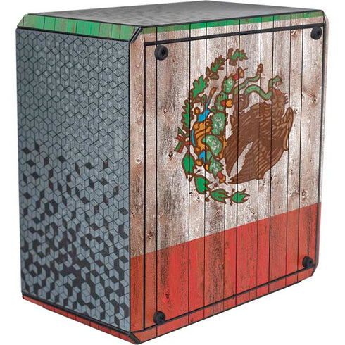 Mexican Flag Dark Wood Cooler Master MasterBox Q300L Mini Tower Skin