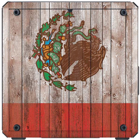 Mexican Flag Dark Wood Cooler Master MasterBox Q300L Mini Tower Skin