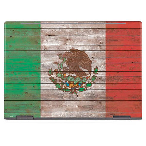 Mexican Flag Dark Wood HP Envy Skin