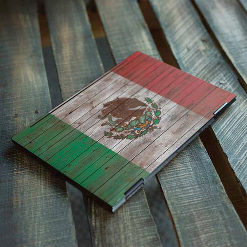 Mexican Flag Dark Wood HP Envy Skin