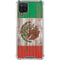 Mexican Flag Dark Wood Galaxy A12 Clear Case