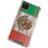 Mexican Flag Dark Wood Galaxy A12 Clear Case