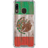 Mexican Flag Dark Wood Galaxy A30 Clear Case