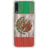 Mexican Flag Dark Wood Galaxy A50 Clear Case