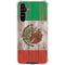Mexican Flag Dark Wood Galaxy A54 5G Clear Case