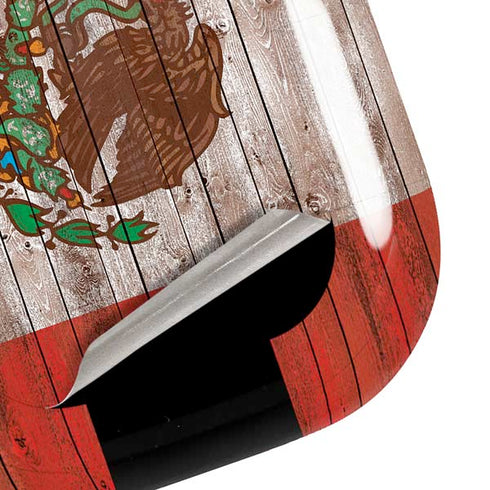 Mexican Flag Dark Wood Galaxy Buds Pro Skin