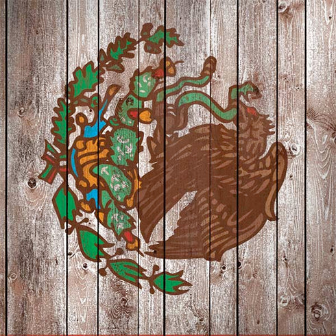 Mexican Flag Dark Wood Galaxy Note 8 Skin
