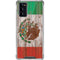 Mexican Flag Dark Wood Galaxy Note20 5G Clear Case