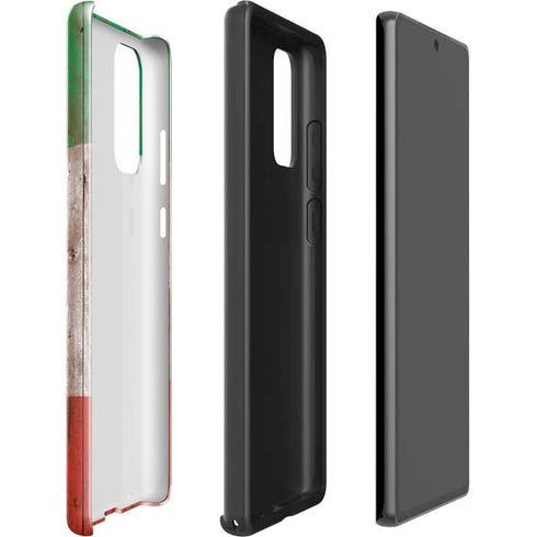 Mexican Flag Dark Wood Galaxy Note20 5G Pro Case