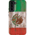 Mexican Flag Dark Wood Galaxy S22 Plus Pro Case