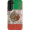 Mexican Flag Dark Wood Galaxy S22 Pro Case