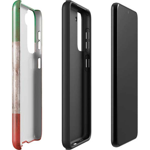 Mexican Flag Dark Wood Galaxy S22 Pro Case