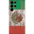 Mexican Flag Dark Wood Galaxy S22 Ultra Skin