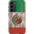 Mexican Flag Dark Wood Galaxy S23 Plus Pro Case