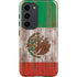 Mexican Flag Dark Wood Galaxy S23 Pro Case