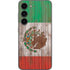 Mexican Flag Dark Wood Galaxy S23 Skin
