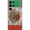 Mexican Flag Dark Wood Galaxy S23 Ultra Skin