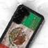 Mexican Flag Dark Wood Galaxy S23 Waterproof Case