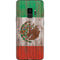 Mexican Flag Dark Wood Galaxy S9 Skin