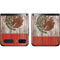 Mexican Flag Dark Wood Galaxy Z Flip Skin