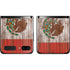 Mexican Flag Dark Wood Galaxy Z Flip Skin