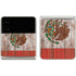 Mexican Flag Dark Wood Galaxy Z Flip3 5G Skin