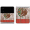 Mexican Flag Dark Wood Galaxy Z Flip4 5G Skin