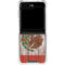 Mexican Flag Dark Wood Galaxy Z Flip5 5G Clear Case