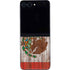 Mexican Flag Dark Wood Galaxy Z Flip5 5G Skin