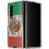 Mexican Flag Dark Wood Galaxy Z Fold4 5G Clear Case