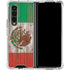 Mexican Flag Dark Wood Galaxy Z Fold4 5G Clear Case