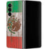 Mexican Flag Dark Wood Galaxy Z Fold4 5G Skin