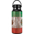 Mexican Flag Dark Wood Hydro Flask 32oz Wide Mouth Skin