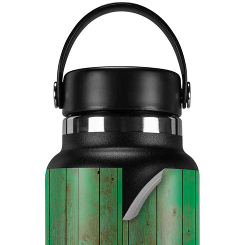 Mexican Flag Dark Wood Hydro Flask 32oz Wide Mouth Skin