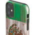 Mexican Flag Dark Wood iPhone 11 Impact Case
