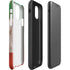 Mexican Flag Dark Wood iPhone 11 Pro Max Impact Case
