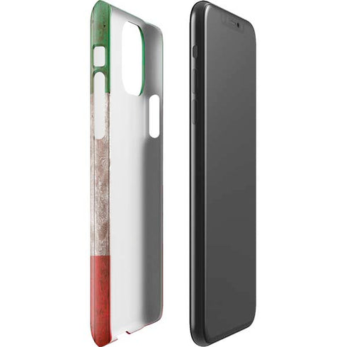 Mexican Flag Dark Wood iPhone 11 Pro Max Lite Case